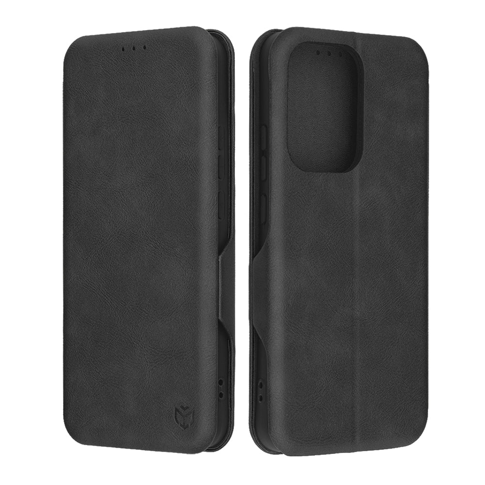 Hülle für Oppo Reno13 Pro, Techsuit, Safe Wallet Plus, Schwarz