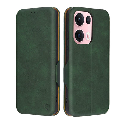 Coque pour Oppo Reno13 Pro, Techsuit, Safe Wallet Plus, Vert