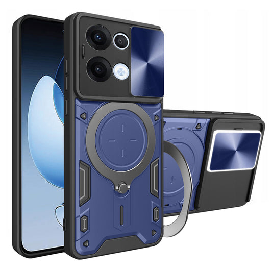 Hoes voor Oppo Reno13, Techsuit, CamGuard Pro, Blauw