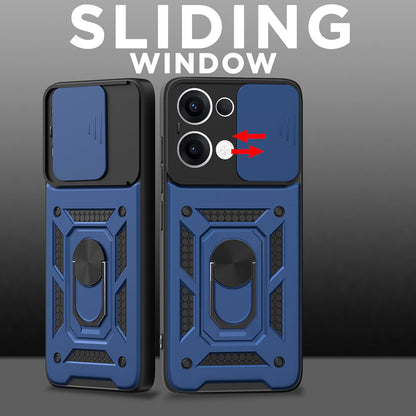Hülle für Oppo Reno13, Techsuit, CamShield, Grün