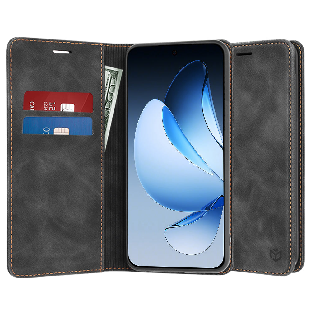 Hoes voor Oppo Reno13, Techsuit, Confy, Zwart