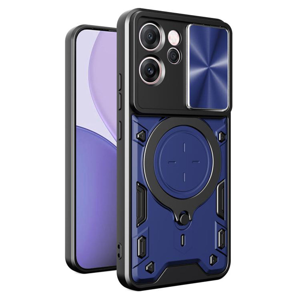 Hülle für Oppo Reno14 FS 5G / Reno14 F, Techsuit, CamGuard Pro, Blau