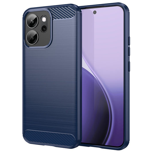 Telefoonhoesje voor Oppo Reno14 FS 5G / Reno14 F, Techsuit, Carbon, Blauw