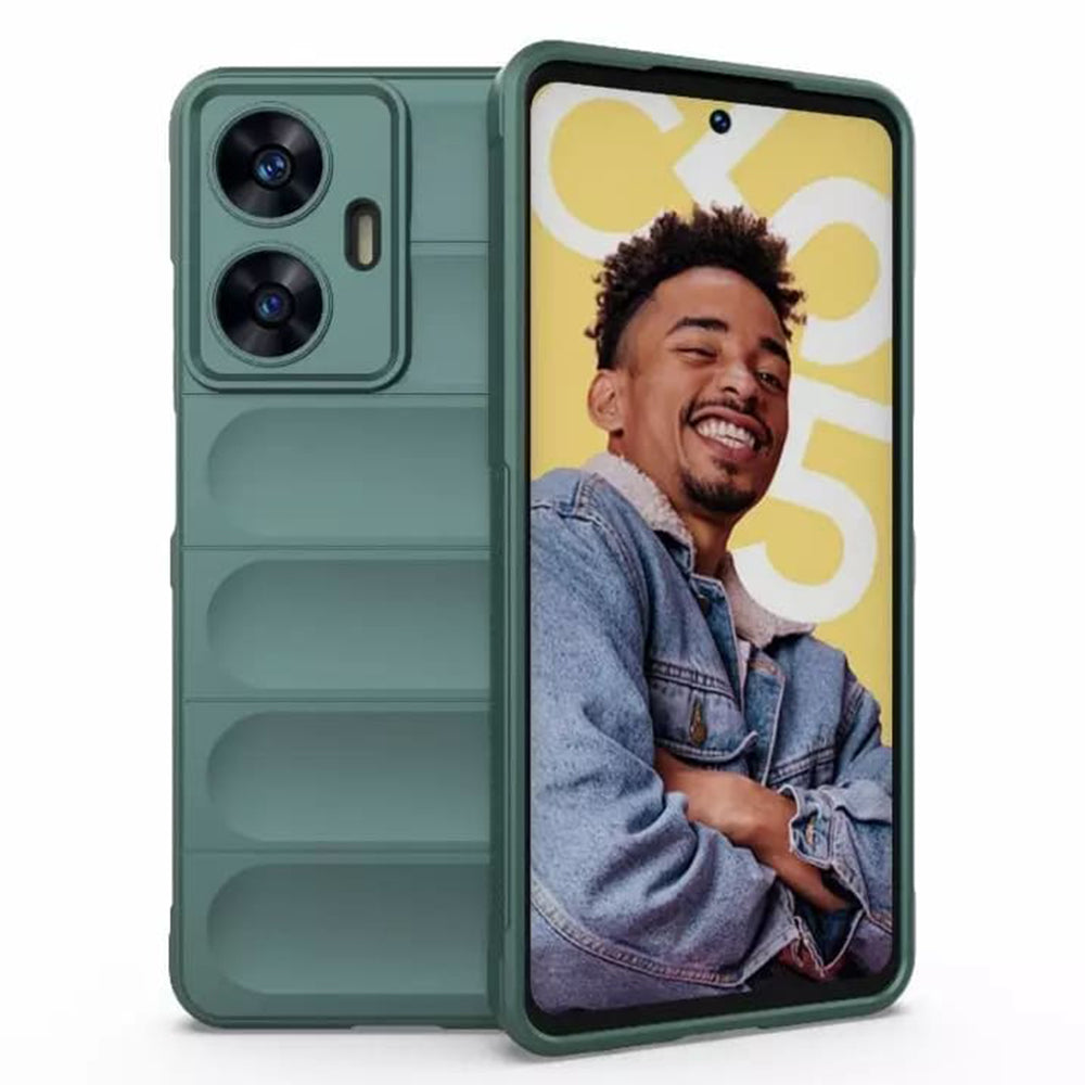 Hoesje voor Oppo Reno14 FS 5G / Reno14 F, Techsuit, Magic Shield, Groen