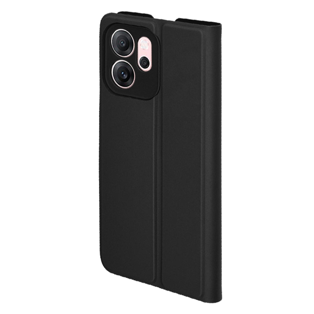 Hoes voor Oppo Reno14 FS 5G / Reno14 F, Techsuit, Magskin Book, Zwart