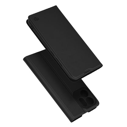 Hoes voor Oppo Reno14 FS 5G / Reno14 F, Techsuit, Magskin Book, Zwart