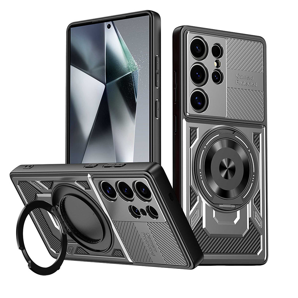 Hülle für Oppo Reno14 FS 5G / Reno14 F, Techsuit, RuggedCam, Grau