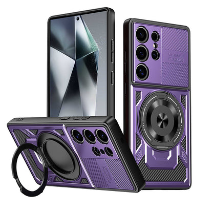 Case for Oppo Reno14 FS 5G / Reno14 F, Techsuit, RuggedCam, Purple