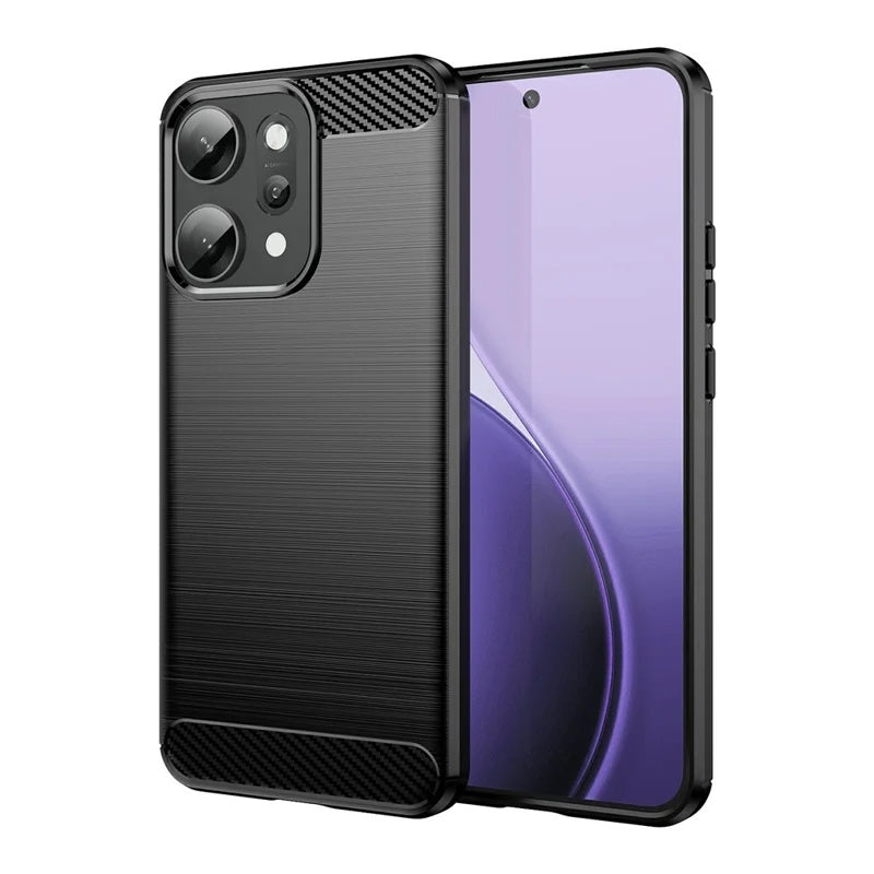 Hoes voor Oppo Reno14 Pro, Techsuit, Carbon, Zwart