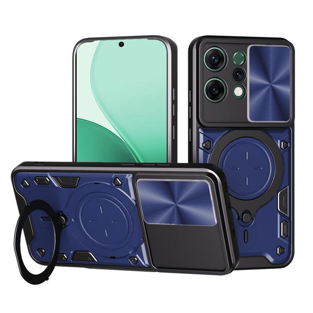 Hülle für Oppo Reno14, Techsuit, CamGuard Pro, Blau