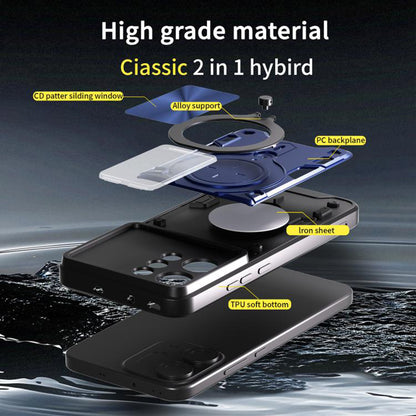 Hoes voor Oppo Reno14, Techsuit, CamGuard Pro, Zwart