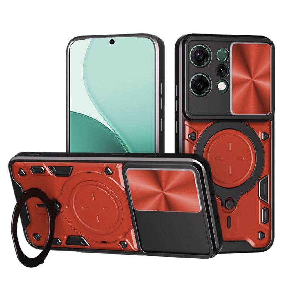 Hülle für Oppo Reno14, Techsuit, CamGuard Pro, Rot
