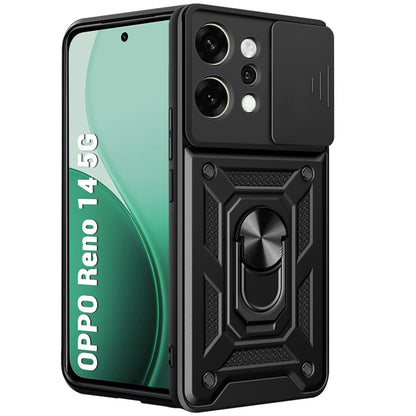 Case for Oppo Reno14, Techsuit, CamShield, Black