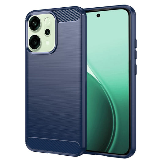 Hoes voor Oppo Reno14, Techsuit, Carbon, Blauw
