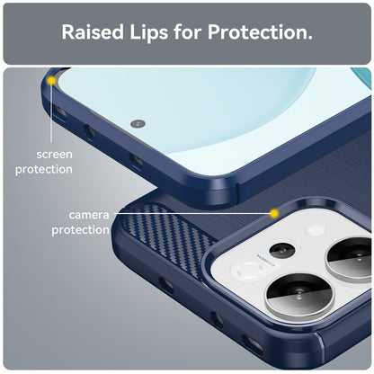 Case for Oppo Reno14, Techsuit, Carbon, Blue