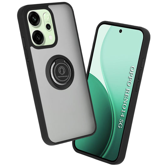 Hoes voor Oppo Reno14, Techsuit, Glinth, Zwart