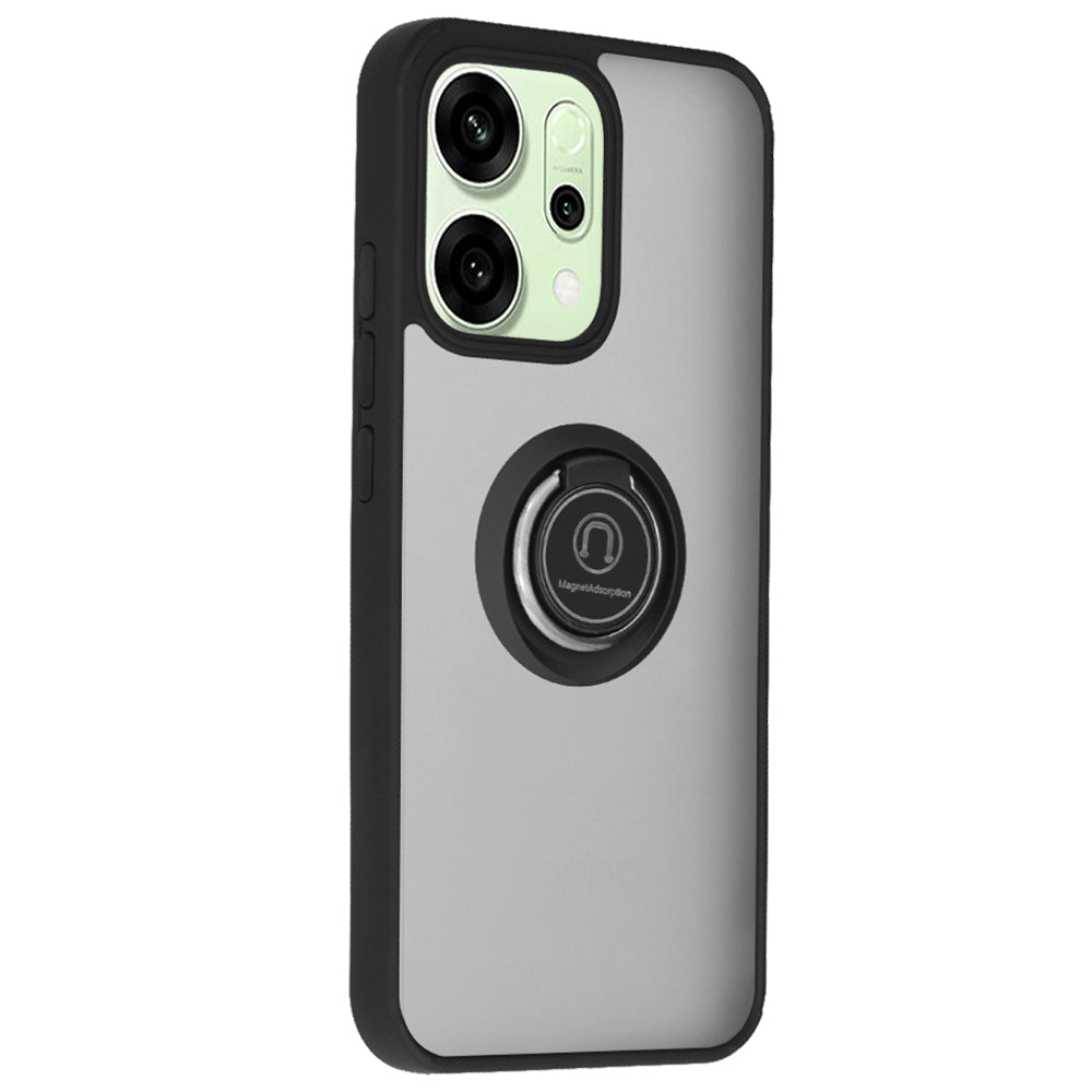 Hülle für Oppo Reno14, Techsuit, Glinth, Schwarz