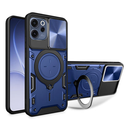 Hoes voor Oppo Reno15 FS / Reno15 F, Techsuit, CamGuard Pro, Blauw