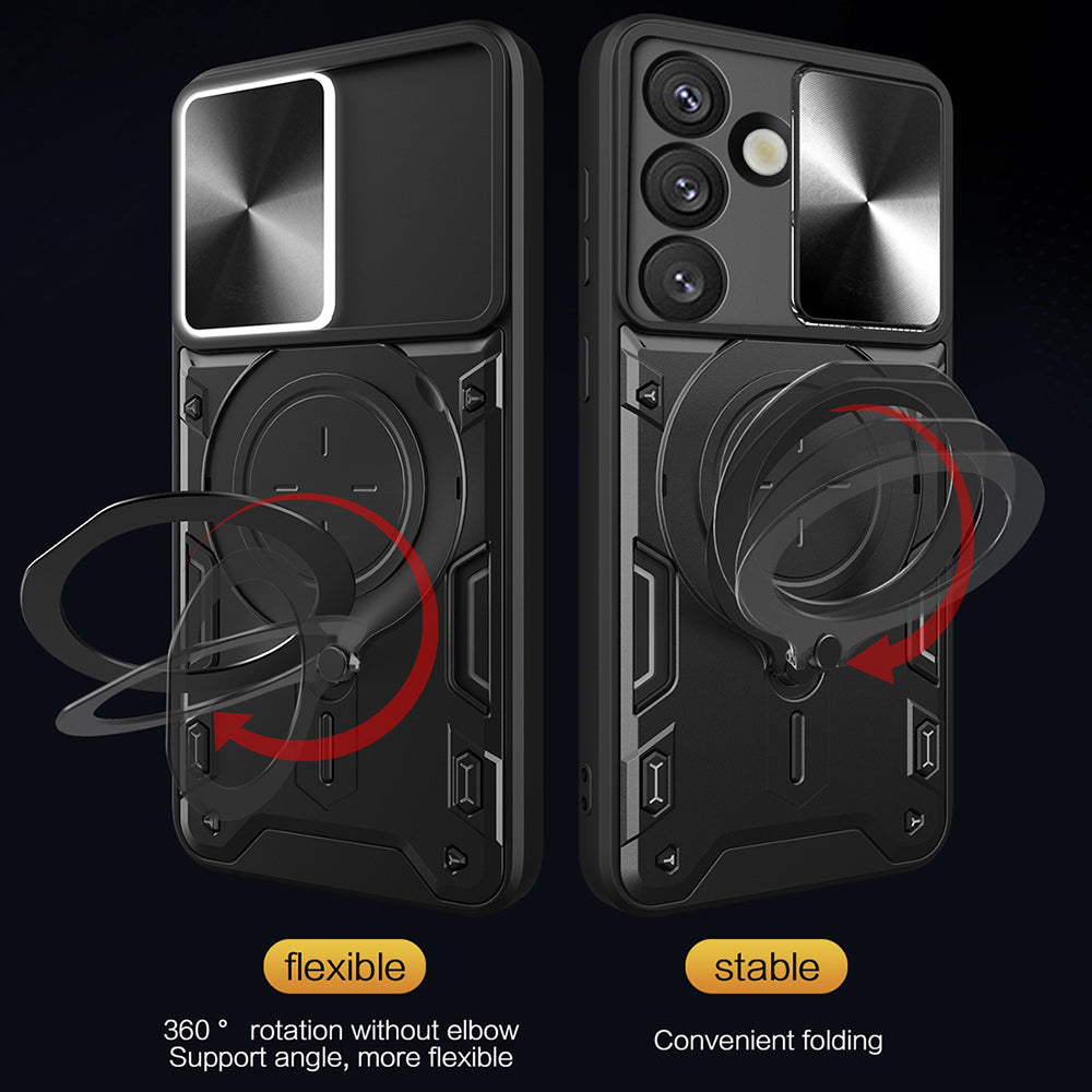 Hoes voor Oppo Reno15 FS / Reno15 F, Techsuit, CamGuard Pro, Blauw