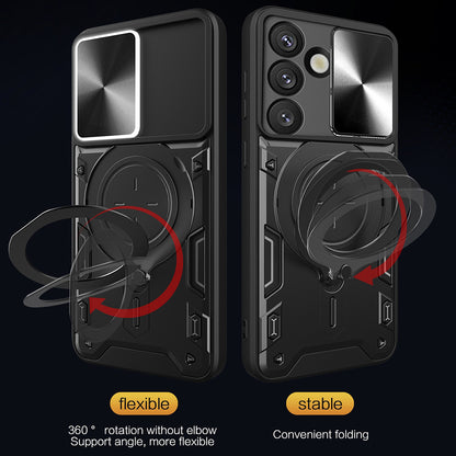 Hoes voor Oppo Reno15 FS / Reno15 F, Techsuit, CamGuard Pro, Blauw