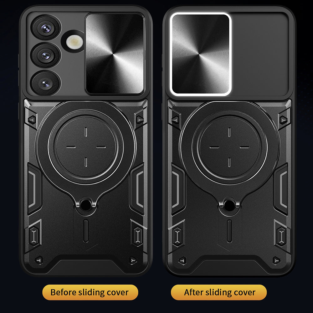 Hoes voor Oppo Reno15 FS / Reno15 F, Techsuit, CamGuard Pro, Blauw