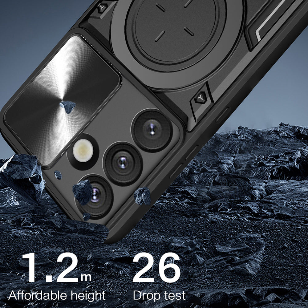 Hoes voor Oppo Reno15 FS / Reno15 F, Techsuit, CamGuard Pro, Blauw