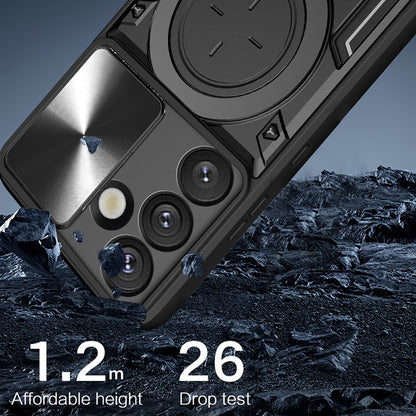 Hoes voor Oppo Reno15 FS / Reno15 F, Techsuit, CamGuard Pro, Blauw