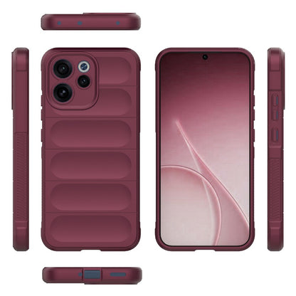 Hülle für Oppo Reno15 FS / Reno15 F, Techsuit, Magic Shield, Weinrot