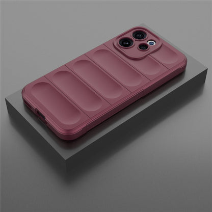 Hülle für Oppo Reno15 FS / Reno15 F, Techsuit, Magic Shield, Weinrot