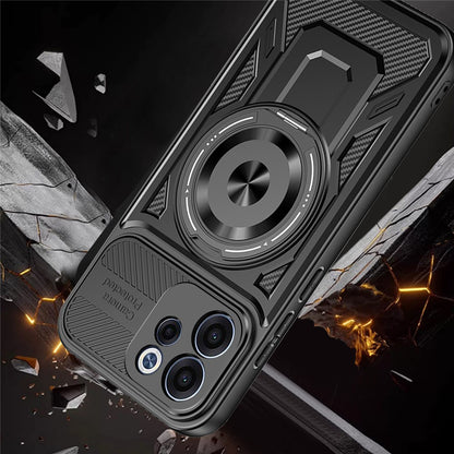 Hoes voor Oppo Reno15 FS / Reno15 F, Techsuit, RuggedCam, Grijs