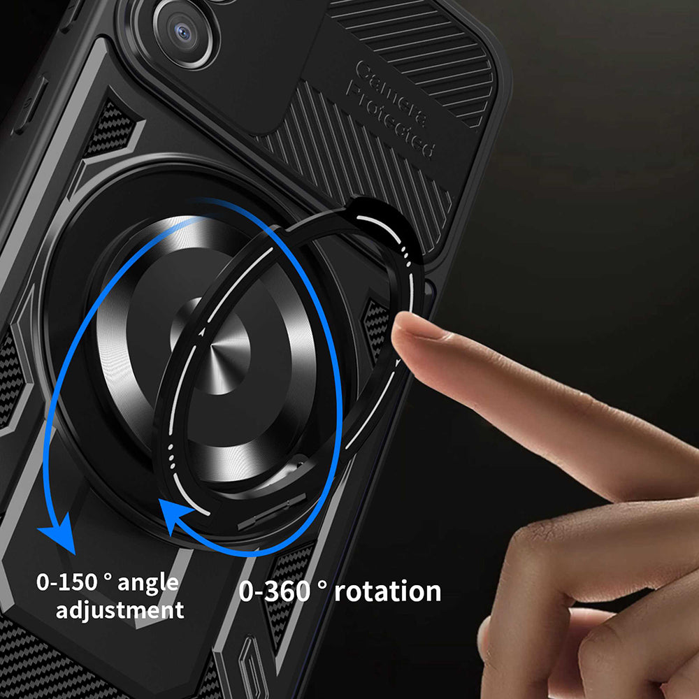 Étui pour Oppo Reno15 FS / Reno15 F, Techsuit, RuggedCam, Noir