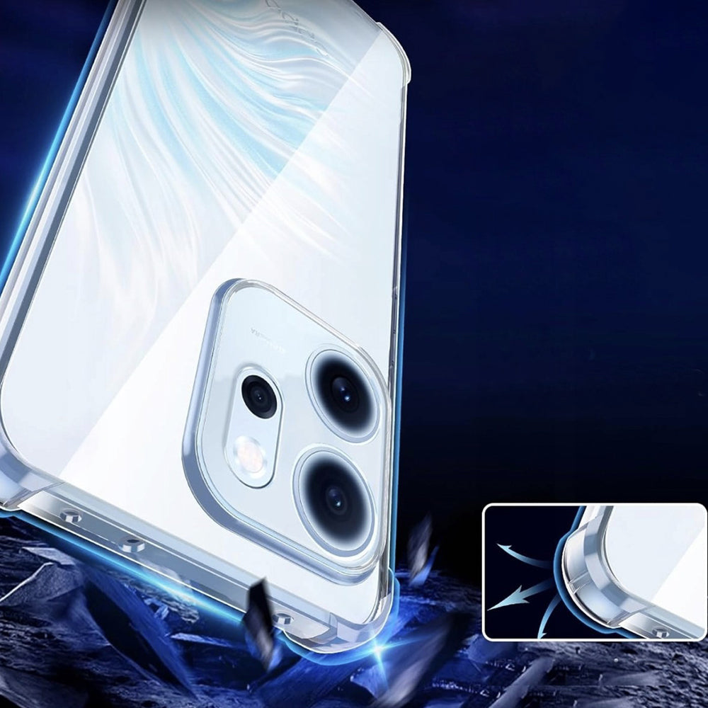 Étui pour Oppo Reno15 Pro, Techsuit, Shockproof Clear, Transparent