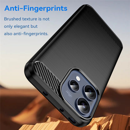 Étui pour Oppo Reno15, Techsuit, Carbone, Noir