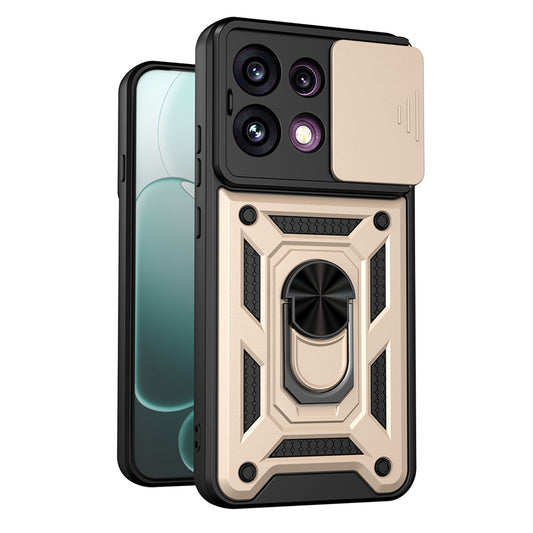 Hoesje voor Oppo Reno16 F / Reno16 FS, Techsuit, CamShield, Goudkleurig
