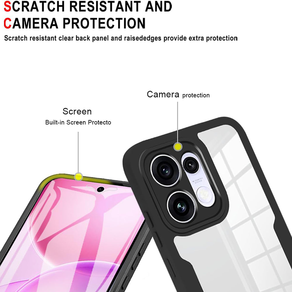Coque pour Oppo Reno16 F / Reno16 FS, Techsuit, ColorVerse 360, Bleue