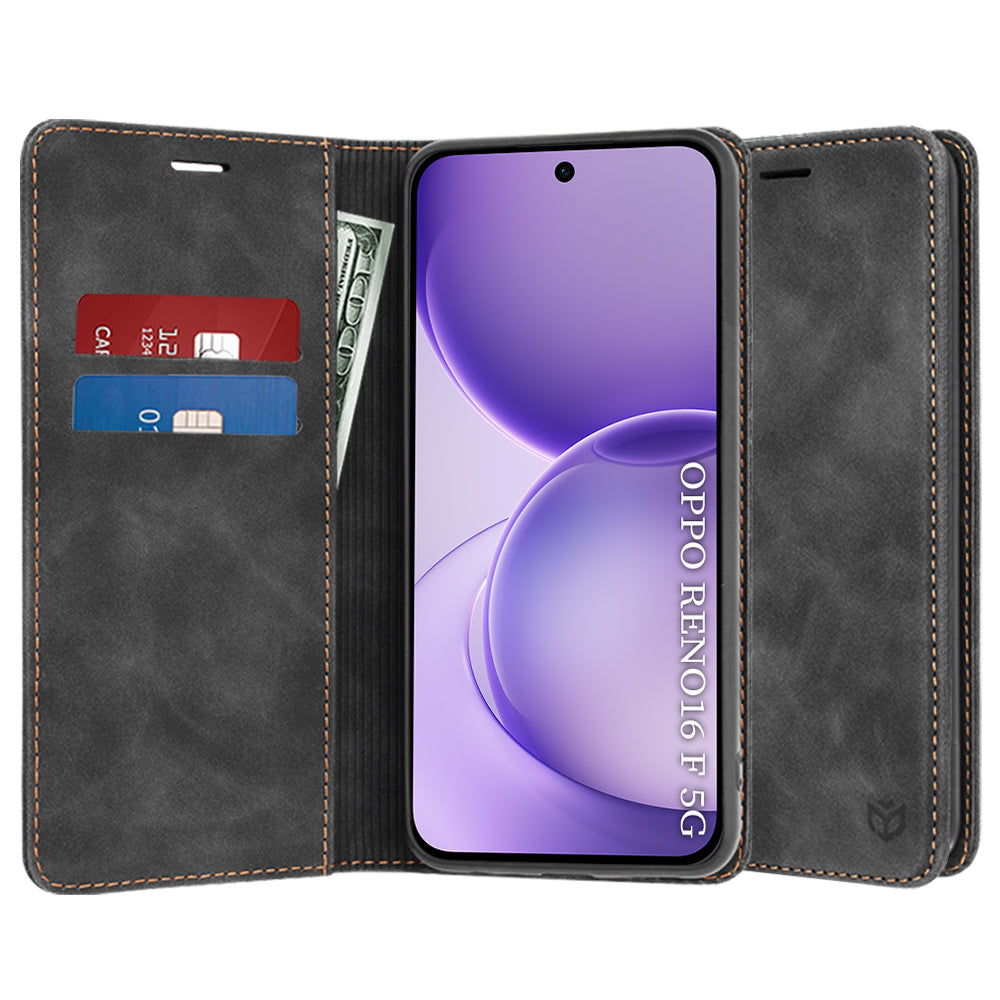 Hülle für Oppo Reno16 F / Reno16 FS, Techsuit, Confy, Schwarz
