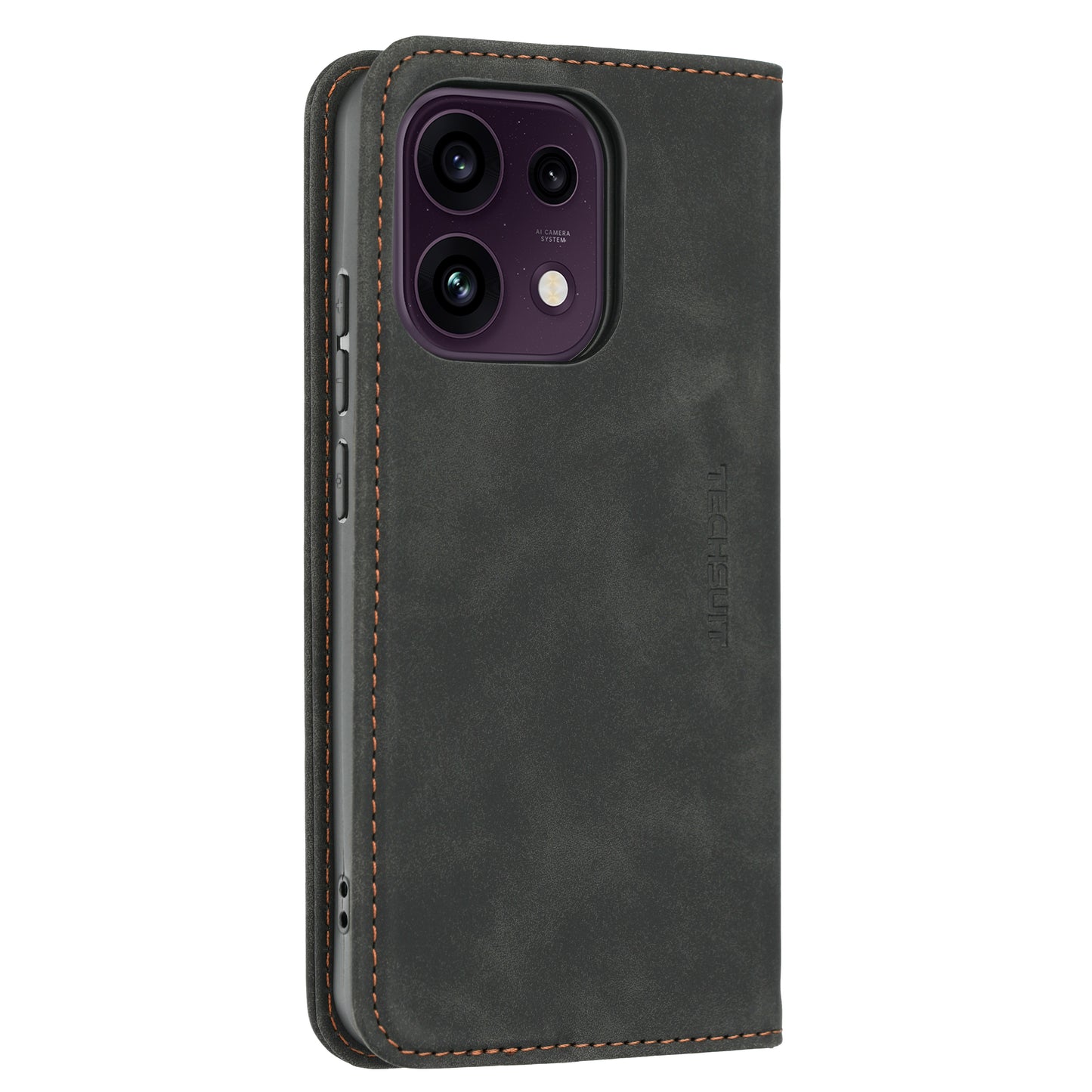 Hülle für Oppo Reno16 F / Reno16 FS, Techsuit, Confy, Schwarz