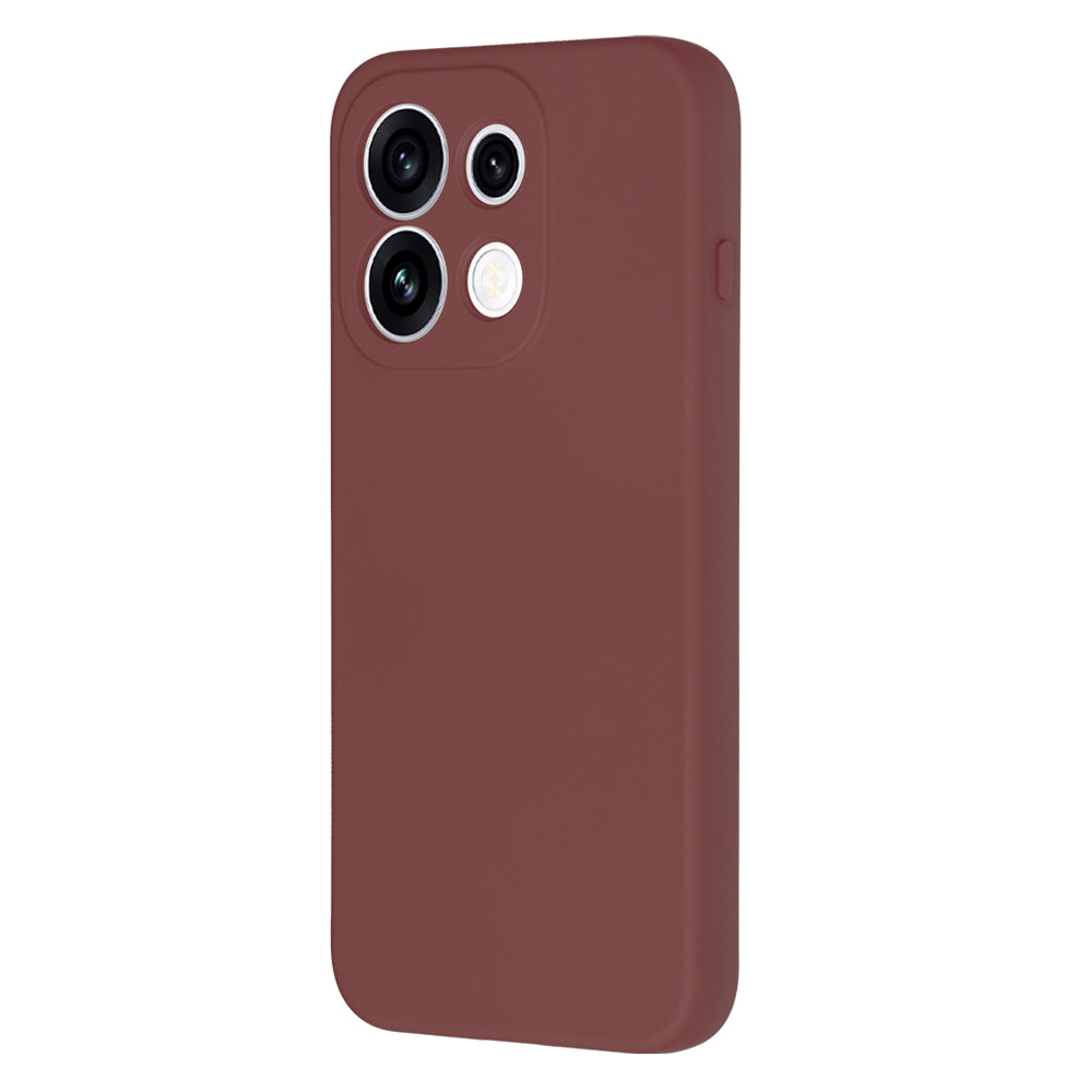 Hülle für Oppo Reno16 Pro, Techsuit, SoftFlex, Weinrot