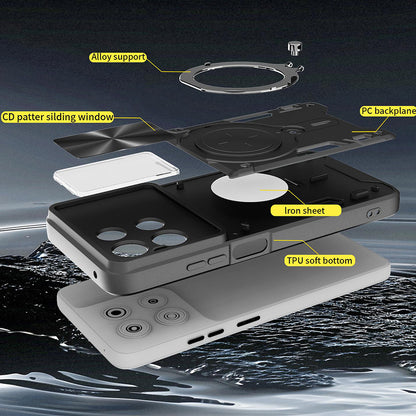 Hoes voor Oppo Reno16 / Reno16 Pro, Techsuit, CamGuard Pro, Paars
