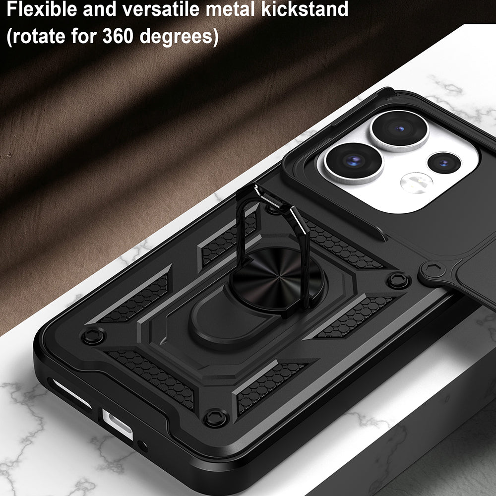 Coque pour Oppo Reno16 / Reno16 Pro, Techsuit, CamShield, Rose Doré