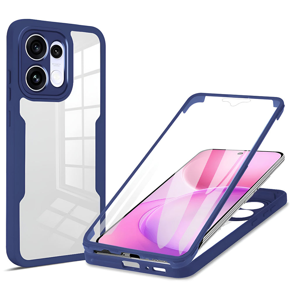 Hülle für Oppo Reno16 / Reno16 Pro, Techsuit, ColorVerse 360, Blau