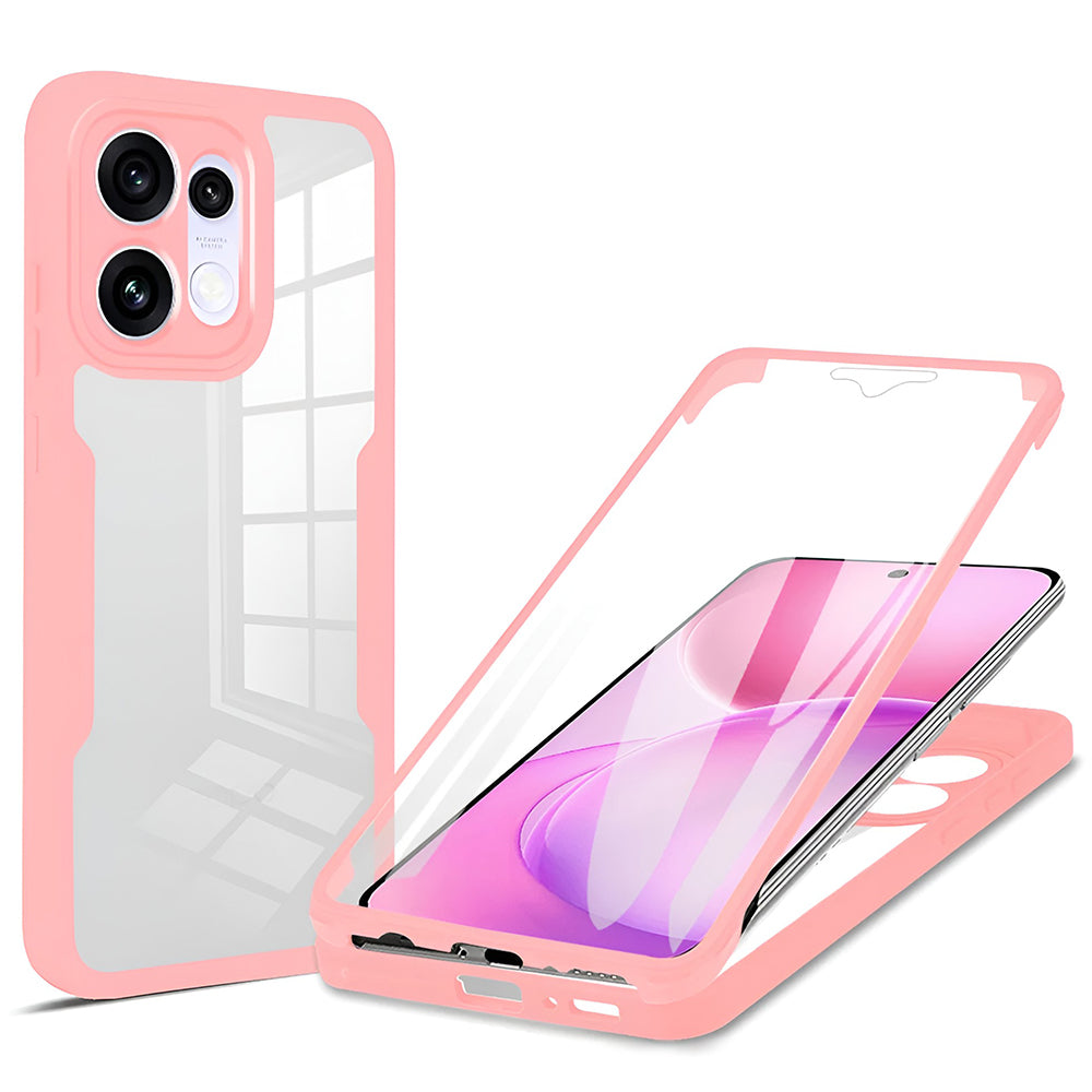 Coque pour Oppo Reno16 / Reno16 Pro, Techsuit, ColorVerse 360, Rose