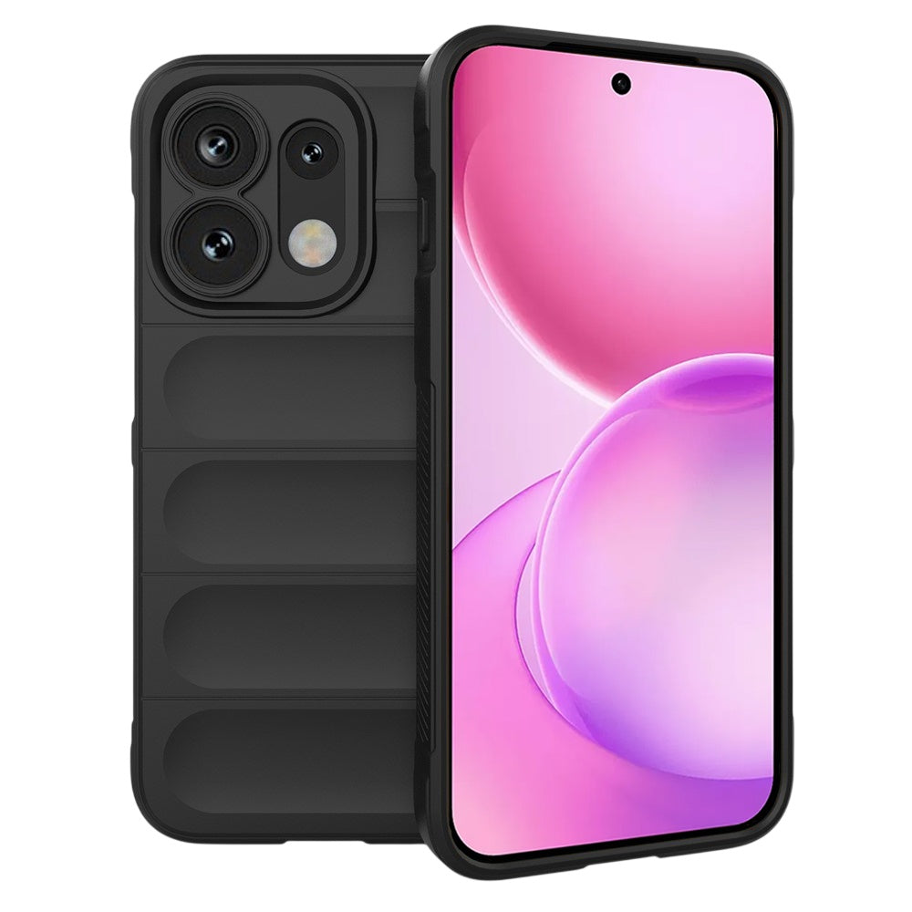 Hoesje voor Oppo Reno16 / Reno16 Pro, Techsuit, Magic Shield, Zwart