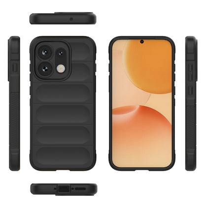 Hoesje voor Oppo Reno16 / Reno16 Pro, Techsuit, Magic Shield, Zwart