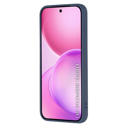 Hoes voor Oppo Reno16, Techsuit, SoftFlex, Marineblauw