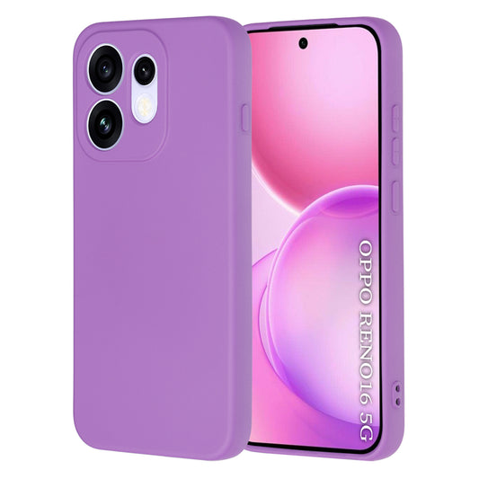 Hoes voor Oppo Reno16, Techsuit, SoftFlex, Paars