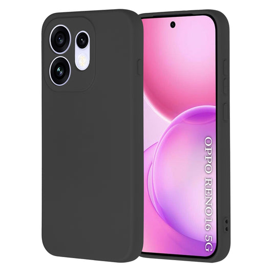 Hoesje voor Oppo Reno16, Techsuit, SoftFlex, Zwart