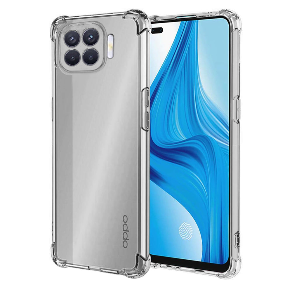 Hoes voor Oppo Reno4 Lite, Techsuit, Schokbestendig Transparant