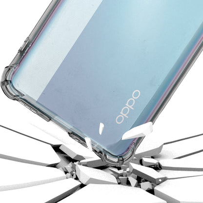 Hoes voor Oppo Reno4 Lite, Techsuit, Schokbestendig Transparant