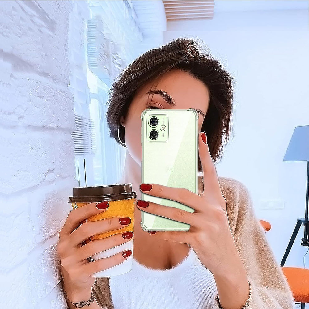 Hoes voor Oppo Reno4 Lite, Techsuit, Schokbestendig Transparant